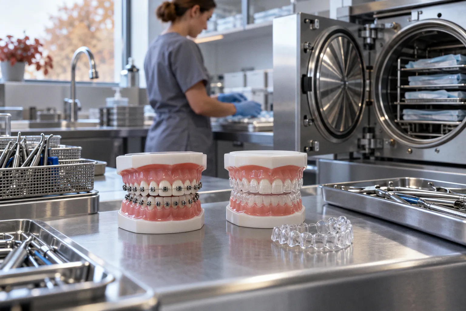 Aparaty stałe a Invisalign: eksperci porównują metody korekty zgryzu