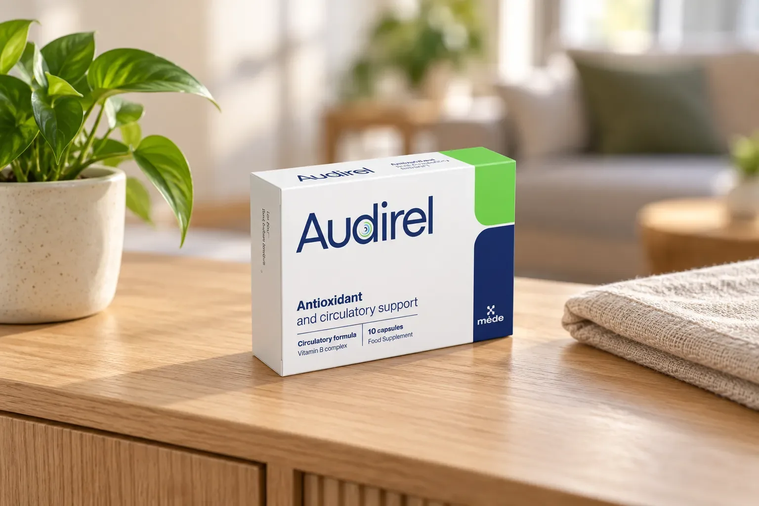 AUDIREL — opakowanie na co dzień