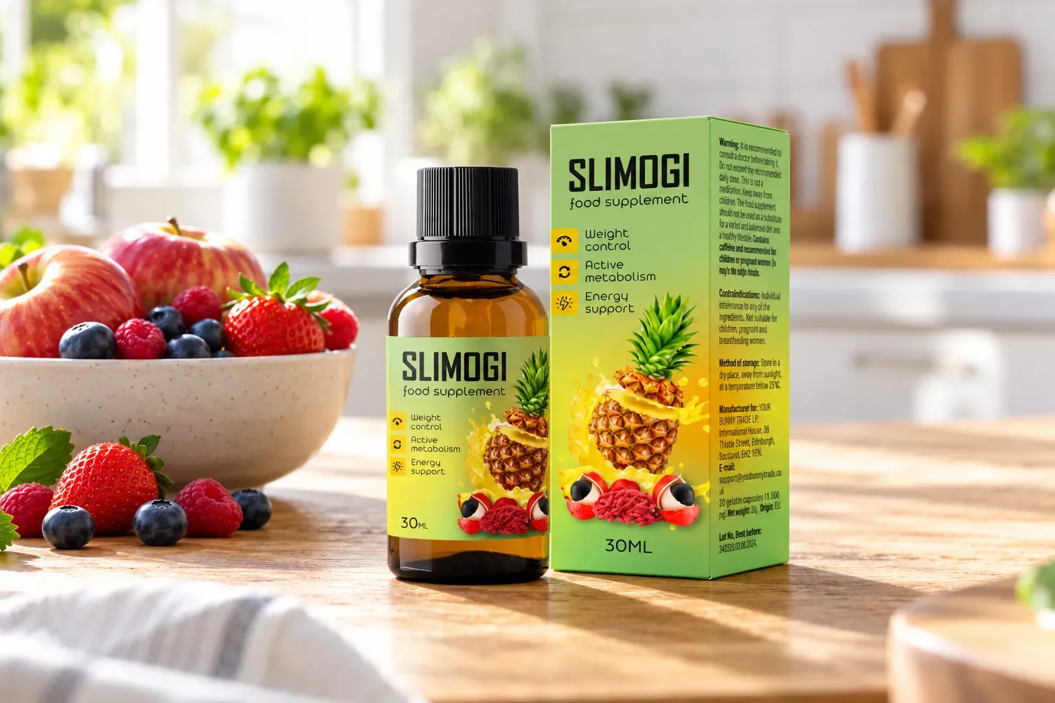 Slimogi — opakowanie na co dzień